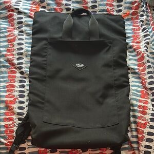 Braasi European Rolltop Basic Backpack Black